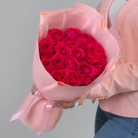 17 Малиновых Роз (40 см.)