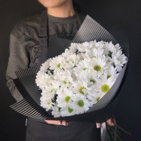 11 Белых Хризантем Кустовых