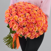 101 Коралловая Роза (50 см.) 101 Коралловая Роза (50 см.)